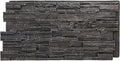 EverStone Cascade Faux Stone Panel, 48 5/8"W x 24 3/4"H x 1 1/4"D, Dark River by EkenaMillwork