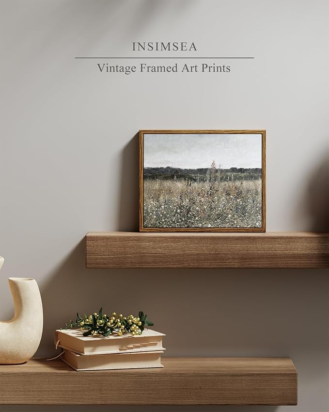 InSimSea Framed Canvas Wall Art, Meadow - Image 2