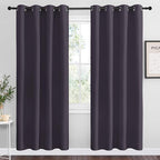 NICETOWN Greyish Purple Blackout Curtains 78 inches Length by NICETOWN