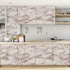 Abyssaly Marble Contact Paper Brown Peel and Stick Countertops Waterproof - Image 4