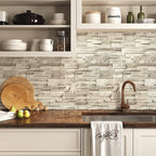 Jeweluck Stone Wallpaper Peel and Stick Brick Wallpaper 17.7”×118.1” Brick - Image 3