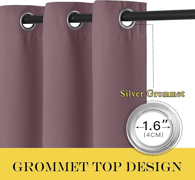 NICETOWN Sliding Door Curtains 95 inches Long - Image 2