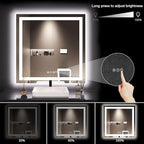 LOAAO 36X36 LED Bathroom Mirror - Image 4