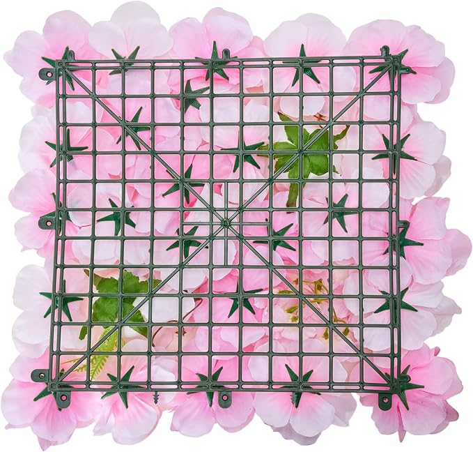 VEVOR 3D Flower Wall Panel, Artificial Floral Wall Background Mesh Backing Mat - Image 12