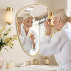 WallBeyond Asymmetrical Mirror, Irregular Wall Mirror, Wall Mirrors Decorative - Image 6