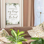 HIWX Christian Wall Decor, as for Me and My House Bible Verses Sage Green - Image 5