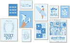 Uniro Coastal Cowgirl Room Decor, Coastal Granddaughter Room Decor, Light Blue by uniro