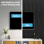 Art3d WPC Slat Wall Panels, Living Room - Image 5