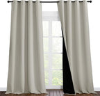 NICETOWN Full Shading Curtains for Windows, Super Heavy-Duty Black Lined by NICETOWN