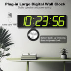 CHKOSDA Digital Wall Clock, Oversize Digital Clock - Image 6