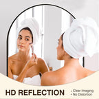 FICTOR Bathroom Mirror for Wall, Arched Vanity Bathroom Mirror for Over Sink - Image 4