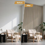 Wood Slat Wall Panels 4 Pack 94.5" x 7.9", Acoustic Wooden Panel - Image 6