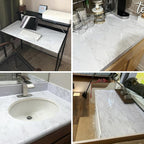 practicalWs White/Grey Marble Contact Paper 17.7" x 196.8", Marble Wallpaper - Image 9