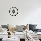 Minimalist Metal Wall Clock - Image 4