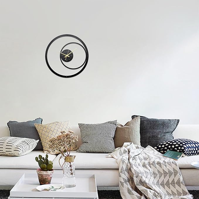 Minimalist Metal Wall Clock - Image 4