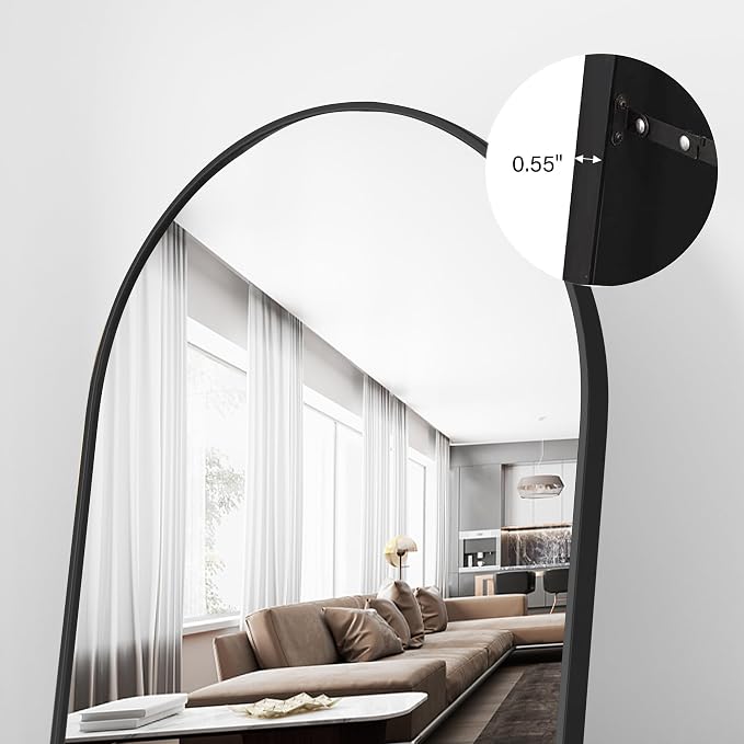 Full Length Mirror, Oversized Standing Hanging or Leaning Against Wall Mounted - Image 5