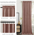 NICETOWN Dusty Pink Velvet Curtains and Drapes - Image 7