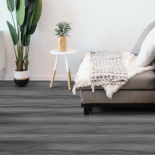 Wood Grain Peel and Stick Floor Tiles – 11.8” Width, Full Roll Length of 118" – - Image 8