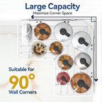 YASONIC Shower Caddy Corner, No Drilling Shower Organizer Corner - Image 3