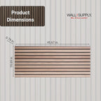 Wall!Supply Ultralight Linari Natural EPS Foam Faux Wood 3D Wall Panels - Image 5
