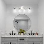 Ascher Bathroom Light Fixtures, 4-Light Vanity Lights - Image 9