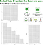 C&AHOME Cube Storage Organizer, 16-Cube Shelves Units, Plastic Storage Cubes - Image 3