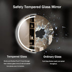 LED Bathroom Mirror 22 Inch Round Bathroom Mirror - Image 5