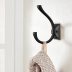 TUNNY 5 Pack Antique Design Wall Hanging Coat Hooks - Image 4