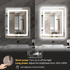 Hivone 24X30 LED Bathroom Mirror - Image 7
