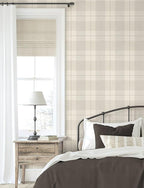 NextWall Lenox Hill Plaid Peel and Stick Wallpaper - Image 2
