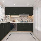 Yancorp Matte Black Contact Paper Solid Wallpaper Plain Vinyl Film - Image 3