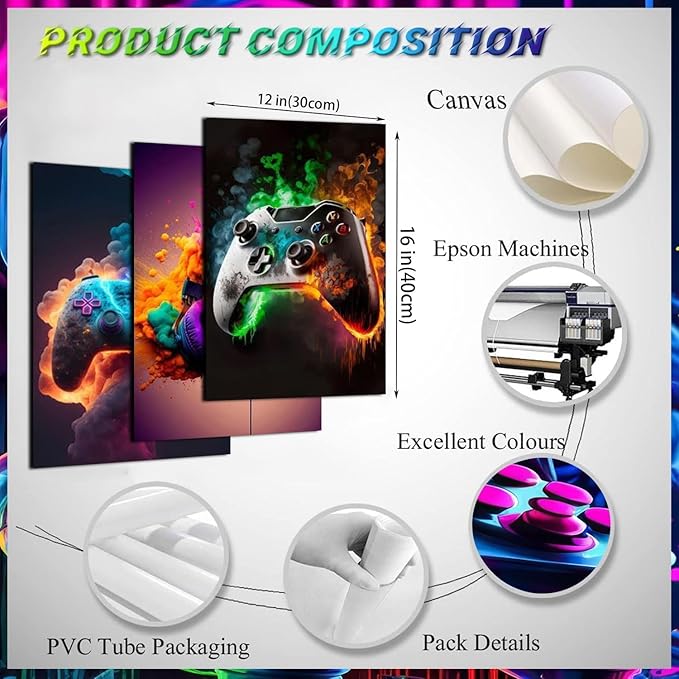 BGFCE Gaming Room Decor - Image 3
