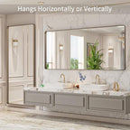 LOAAO 72”X32” Bronze Bathroom Mirrors - Image 4