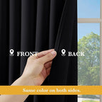RYB HOME Blackout Thermal Insulated Curtains, Portable Curtain - Image 5