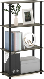 Furinno Turn-N-Tube 4-Tier Multipurpose Shelf Display Rack by Furinno-FitsYourSpaceFitsYourBudget