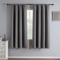 IGEMAEVE Blackout Curtains 72 Inch Length 2 Panels Set, Rod Pocket Energy by IGEMAEVE