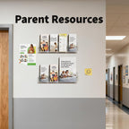 HIIMIEI Brochure Holder Wall Mount, Pamphlet Display Stand - Image 3