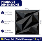 3D Wall Panel for Interior Wall Decor, PVC Wall Panels for Living Room Bedroom - Image 3