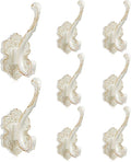 Zonon 8 Pcs White Wall Hooks Set Vintage Coat & Towel Hooks by Zonon