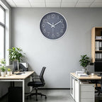 jomparis 16 Inch Gray Large Wall Clock Silent Modern Elegant Decor - Image 3