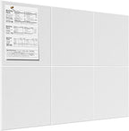 MaxGear Large Cork Board for Wall 36" x 24", 6 Pack Felt Wall Tiles by MaxGear