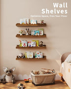 Shario Nursery Book Shelves, Floating Shelves - Image 6