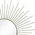 3 Pack Metal Mirrors for Wall Sunburst Wall Mirrors Home Décor Decorative - Image 2