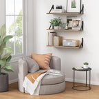 Forbena Wood Floating Shelves for Wall 24 inches Long, Large Bathroom Hanging - Image 4