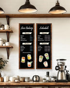 Magnetic Chalkboard for Wall, Long Chalk Board, Wall Hanging Menu for Restaurant - Image 7
