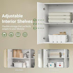 SoBuy Wall Cabinet Laundry Room, Medicine Cabinet - Image 4
