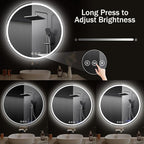 LED Bathroom Mirror 36 Inch Round Bathroom Mirror - Image 7