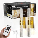 IRONPAX Wall Sconces Battery Operated Set of 2, Wireless Rechargeable Wall - Image 8