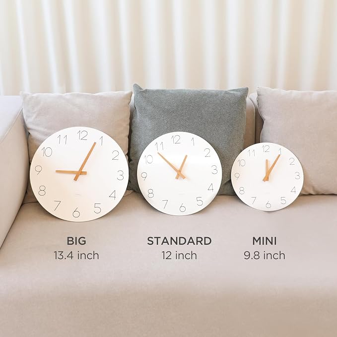 mooas Flatwood Wall Clock - Image 4