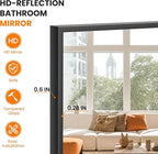 TRAHOME Bathroom Vanity Mirror for Wall, HD Shatterproof Glass, Hangs - Image 3